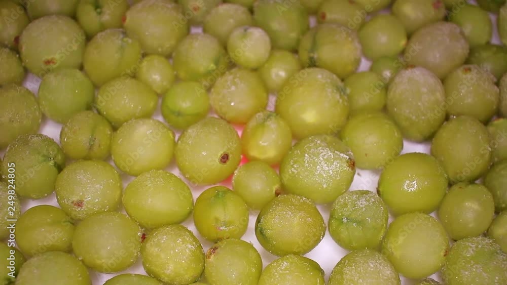 Gooseberry gooseberries rotating seamless looping food texture pattern close up footage. Gooseberry gooseberries rotating seamless looping food texture pattern close up footage.