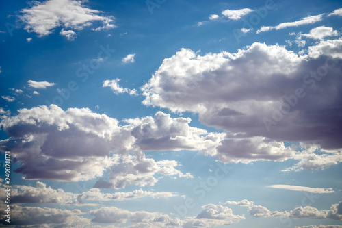 Canvas Print Blue and white sky replacement