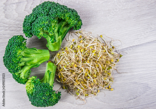 Broccoli sprouts as an ingredient of a healthy diet.