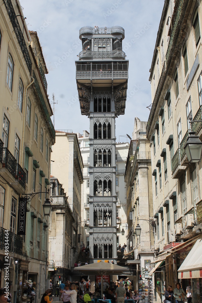 Ascenseur de Santa Justa Lisbonne