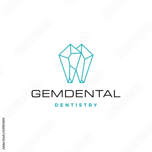 gems dental logo for dentist and dentistry