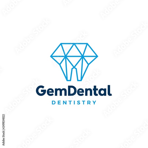 gems dental logo for dentist and dentistry