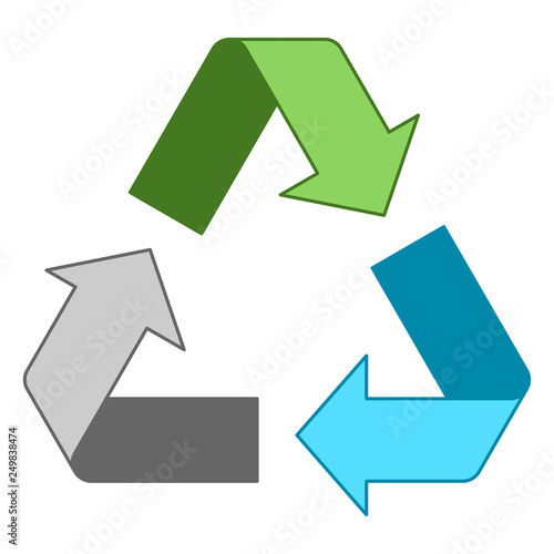 Simple recycling logo