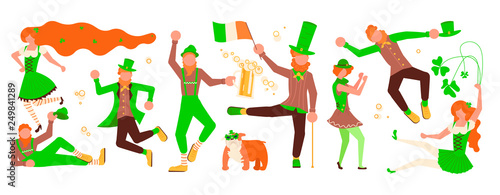 St Patricks Day Horizontal Banner Template