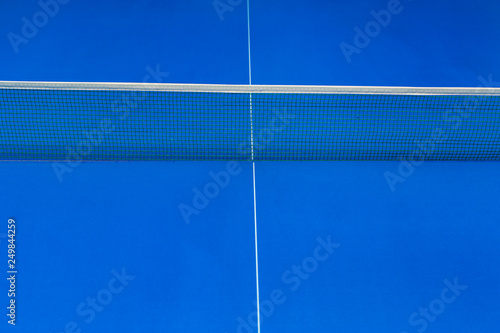 Background board old table tennis and mesh. photo