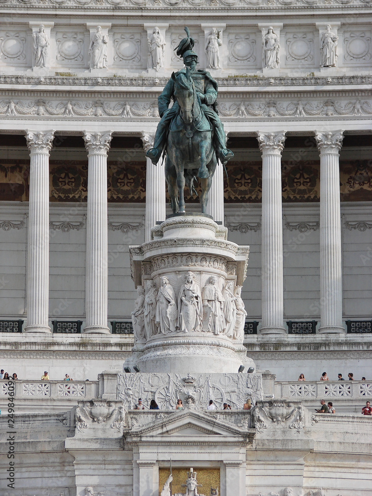 Obraz premium View of Altare della Patria