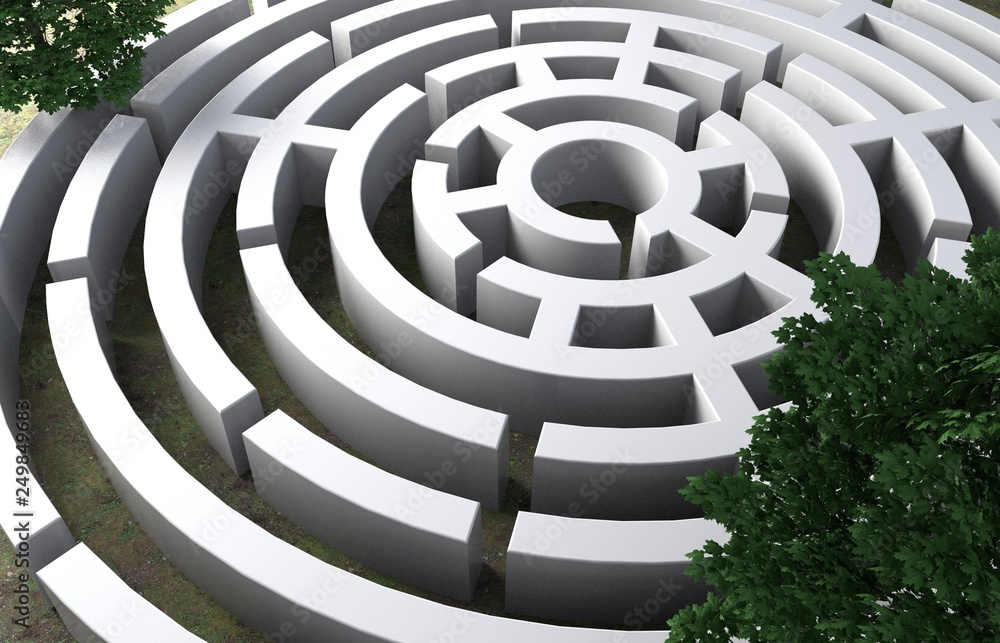 Circular maze Circular maze