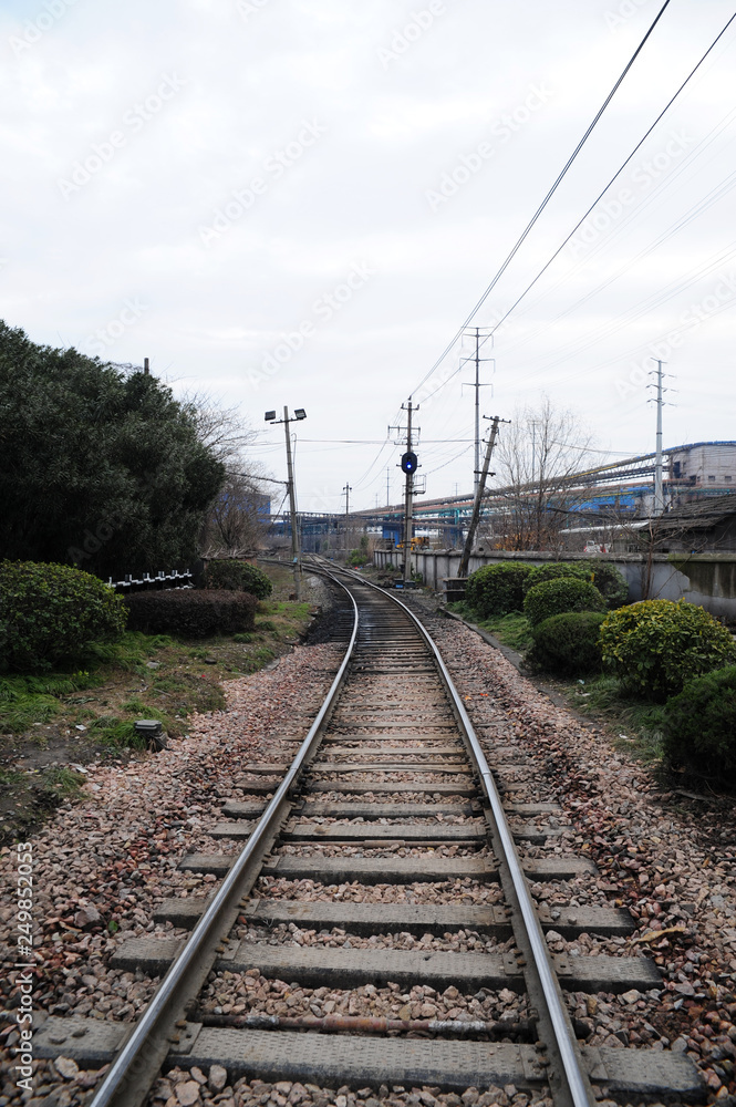 railway in the mountains