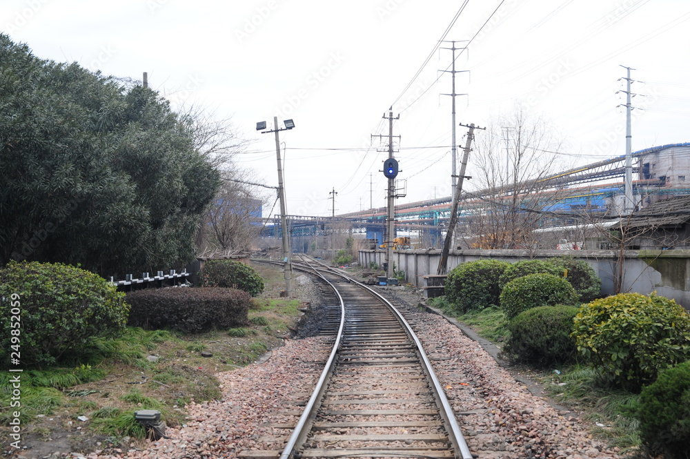 railway in the mountains