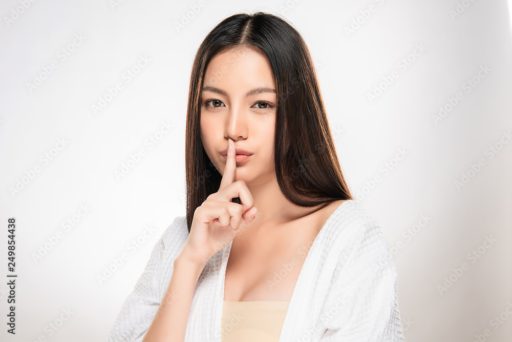 Beautiful Young asian Woman with Clean Fresh Skin Beautiful Young asian Woman with Clean Fresh Skin