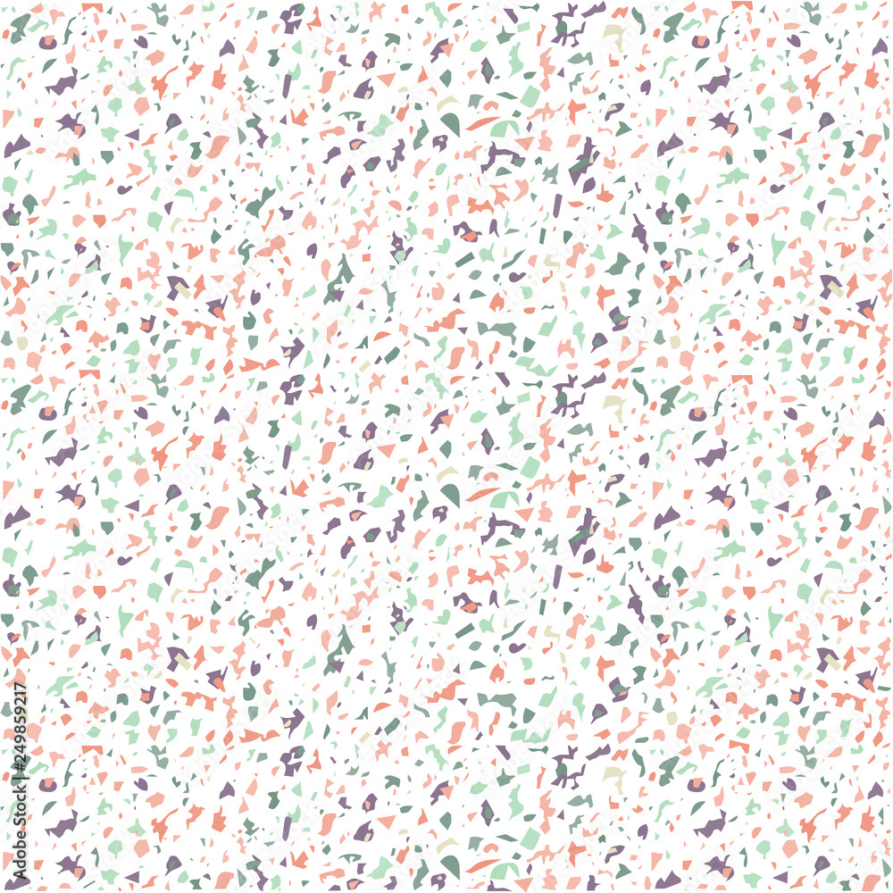 Obraz premium Terrazzo floor, marble surface. Vector illustration