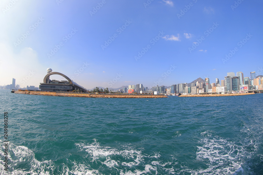 Ταπετσαρία a kai tak cruise with HK Victoria Harbour