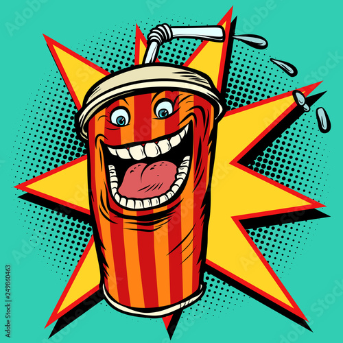 Cola drink character