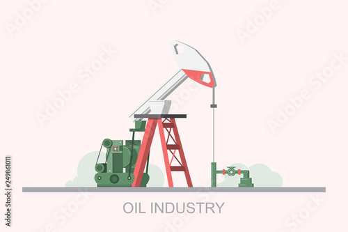 Oil platform, gas fuel, industry offshore, drill technology