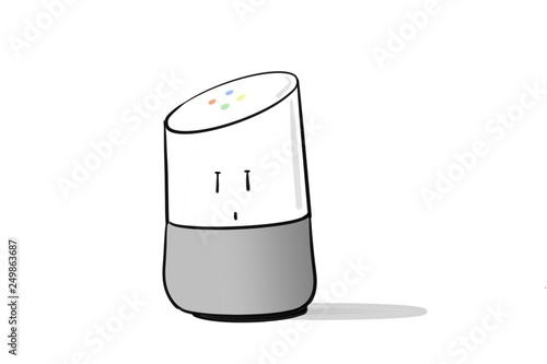 google assistant smart voice speaker AI system persona VUI design  photo