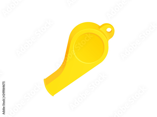 Whistle icon isolated on white background. Vector illustration