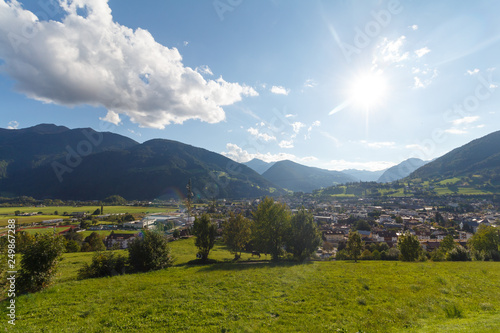 City of Sterzing, South Tyrol, Italy on a sunny day photo