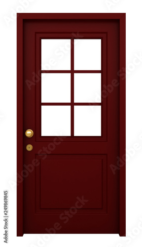 Door with frame