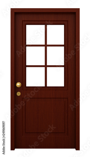 Door with frame