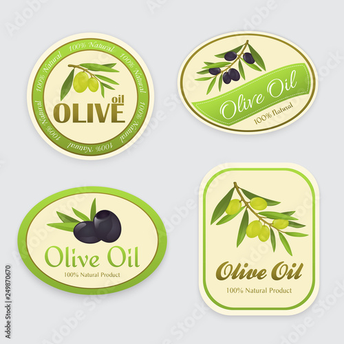 Olive oil labels
