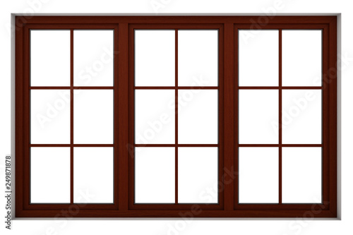 Wooden window frame
