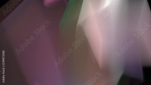 Abstract fractal forms morph and oscillate (Loop)