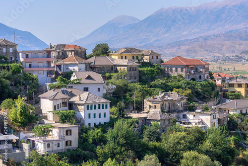 View of Gjirokaster Old Town  Albania