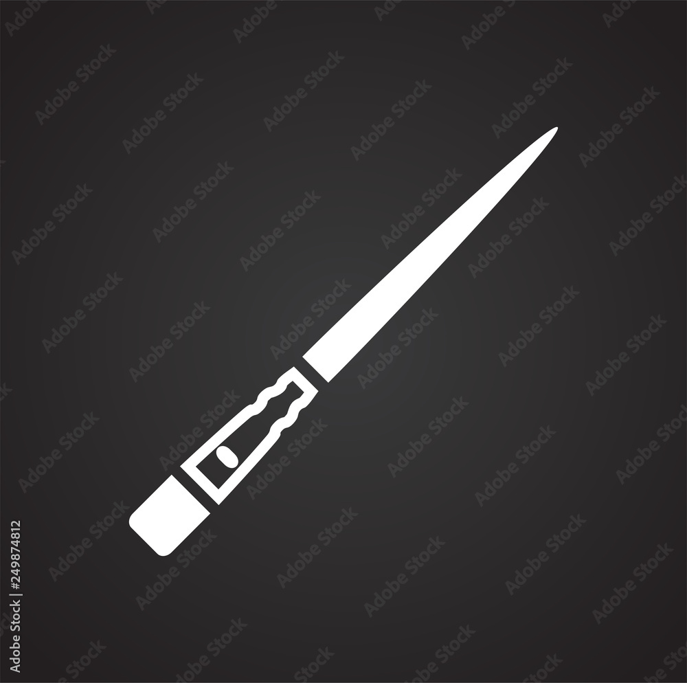 Brush icons set on black background for graphic and web design, Modern simple vector sign. Internet concept. Trendy symbol for website design web button or mobile app Brush icons set on black background for graphic and web design, Modern simple vector sign. Internet concept. Trendy symbol for website design web button or mobile app