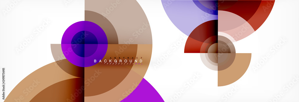 Minimal geometric circles and triangles abstract background, techno modern design, poster template Minimal geometric circles and triangles abstract background, techno modern design, poster template