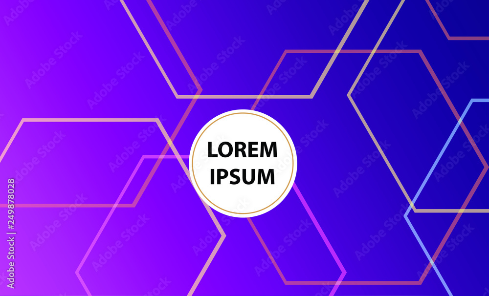 Obraz premium Colorful geometric background. Vector EPS10 gradient. Simple shapes, minimal style