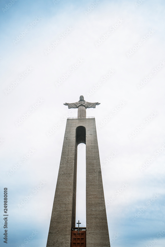 National Sanctuary of Christ the King in Lisbon Portugal, touristic place of the city National Sanctuary of Christ the King in Lisbon Portugal, touristic place of the city