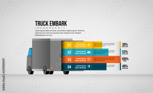 Truck Embark Infographic