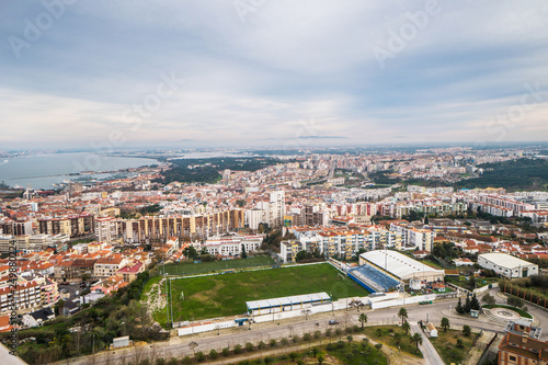 Lisbon city seen from above on a sunny day, Portugal, Europe © icephotography