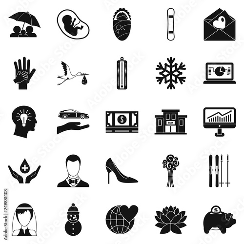 Divertissement icons set. Simple set of 25 divertissement vector icons for web isolated on white background