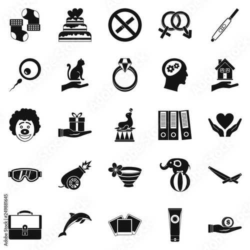 Rapture icons set. Simple set of 25 rapture vector icons for web isolated on white background