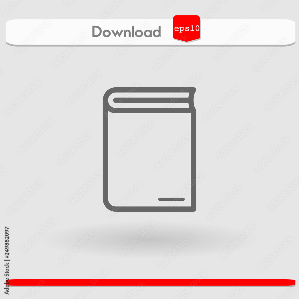book vector icon