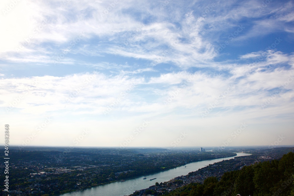 The Rhine with a view of Bonn The Rhine with a view of Bonn