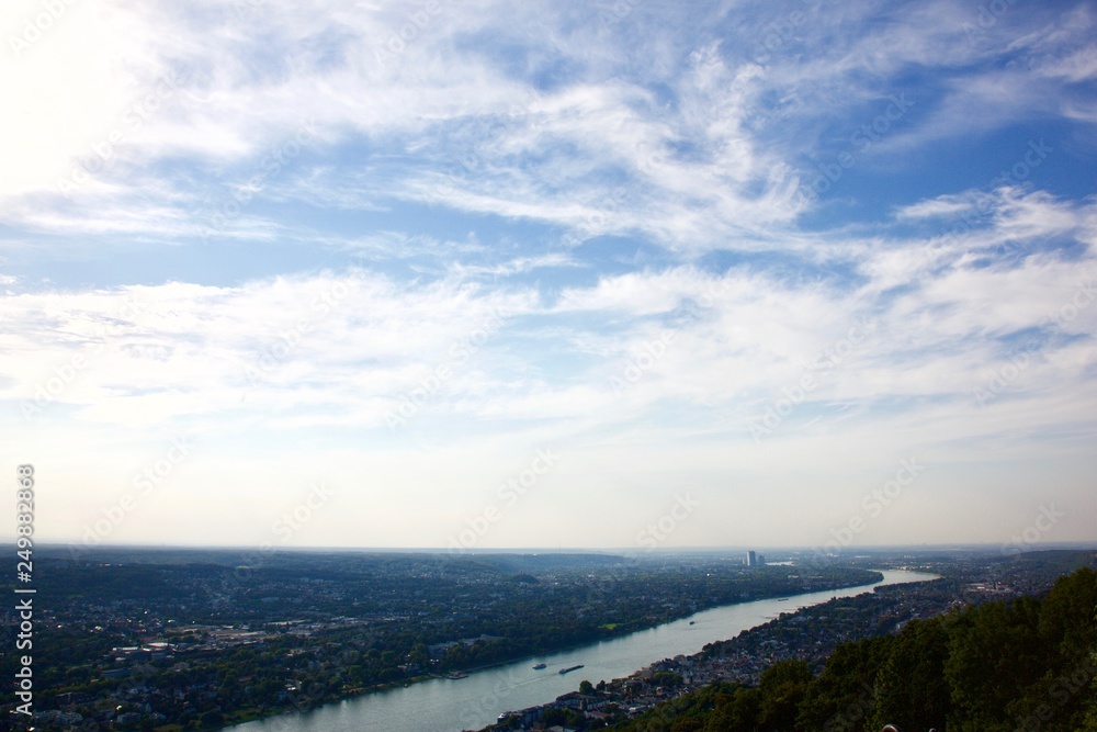 The Rhine with a view of Bonn