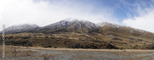 Fotografie Mount Sunday Lord of the Ring tour near Christchurch, New Zealand
