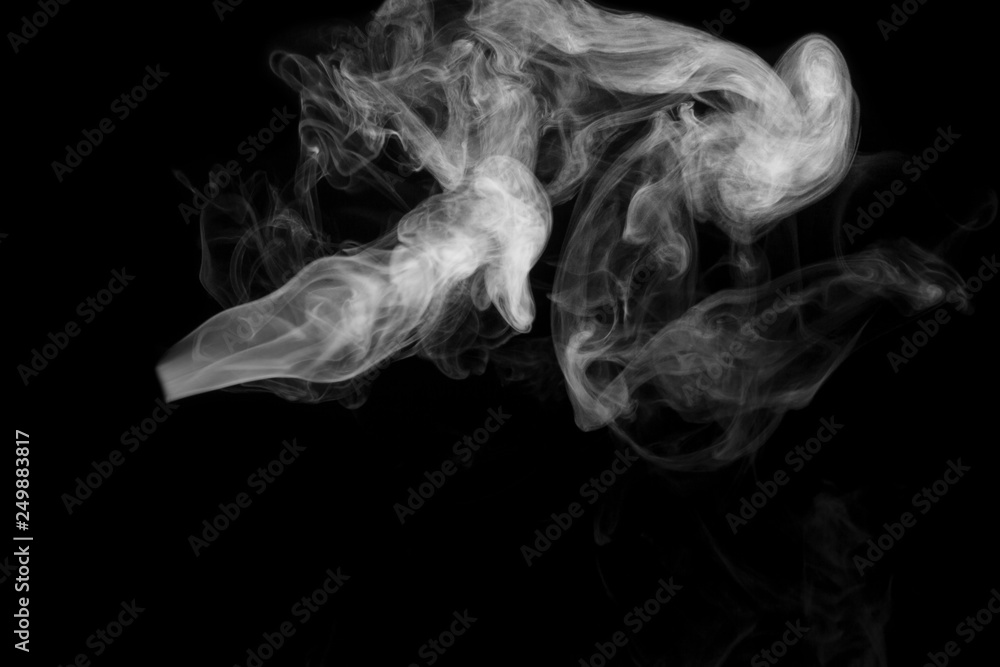 white smoke isolated on black background, abstract powder, water spray, Add smoke effect white smoke isolated on black background, abstract powder, water spray, Add smoke effect