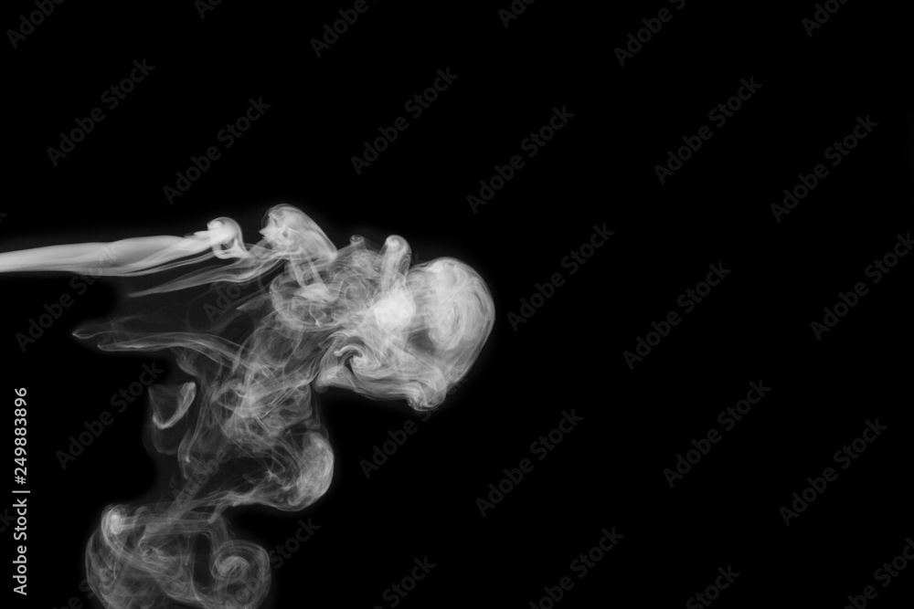 white smoke isolated on black background, abstract powder, water spray, Add smoke effect white smoke isolated on black background, abstract powder, water spray, Add smoke effect