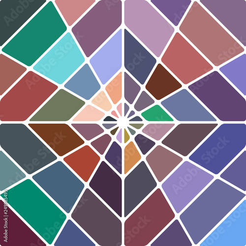 abstract vector stained-glass mosaic background