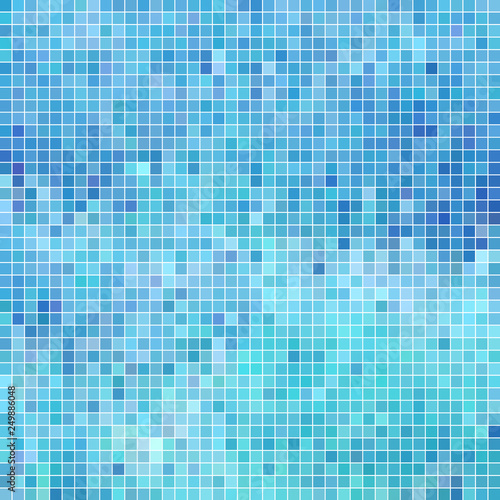 abstract vector square pixel mosaic background