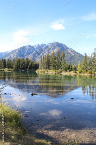 Mountain Reflections  Banff National Park  Alberta