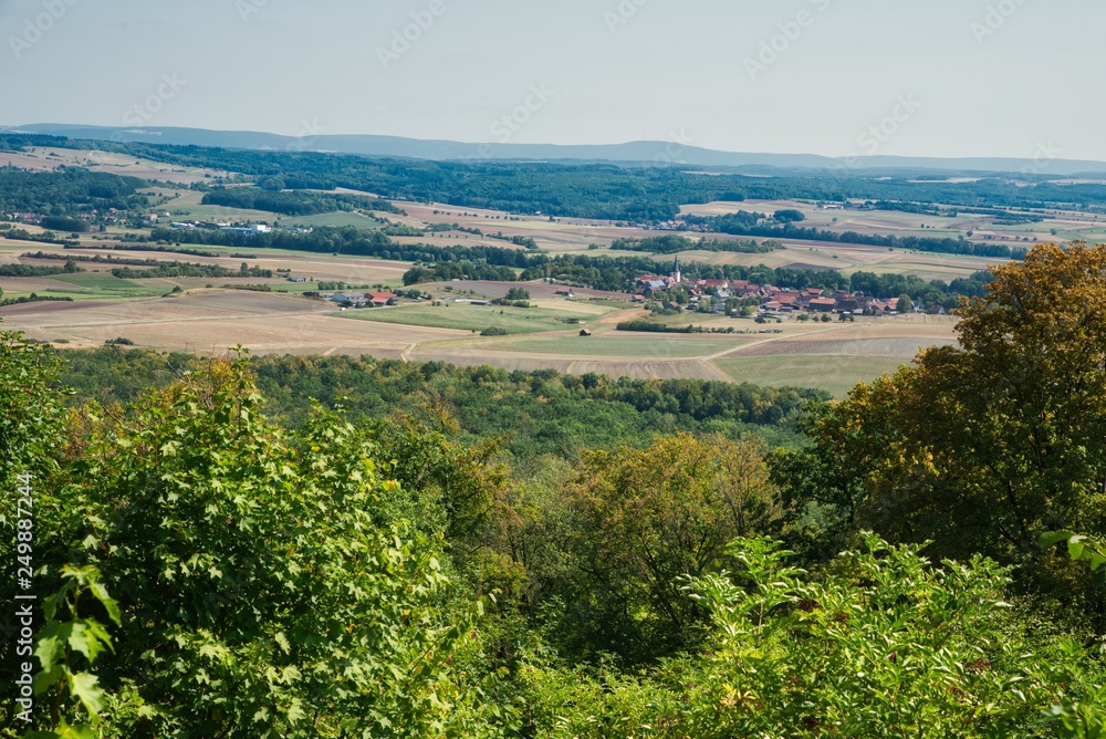 Blick ins Coburger Land in Oberfranken