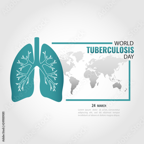 Vector Illustration on the theme World Tuberculosis Day