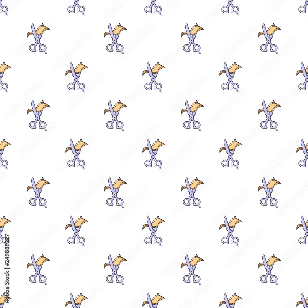 Scissors pattern in cartoon style. Seamless pattern vector illustration Scissors pattern in cartoon style. Seamless pattern vector illustration