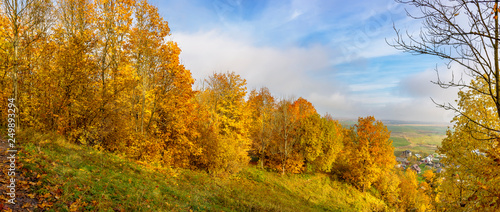 Upland Park is a landscape Park occupying the Orekhovaya mountain (174.2 m) at the Duderhof heights in Krasnoselsky district of St. Petersburg.