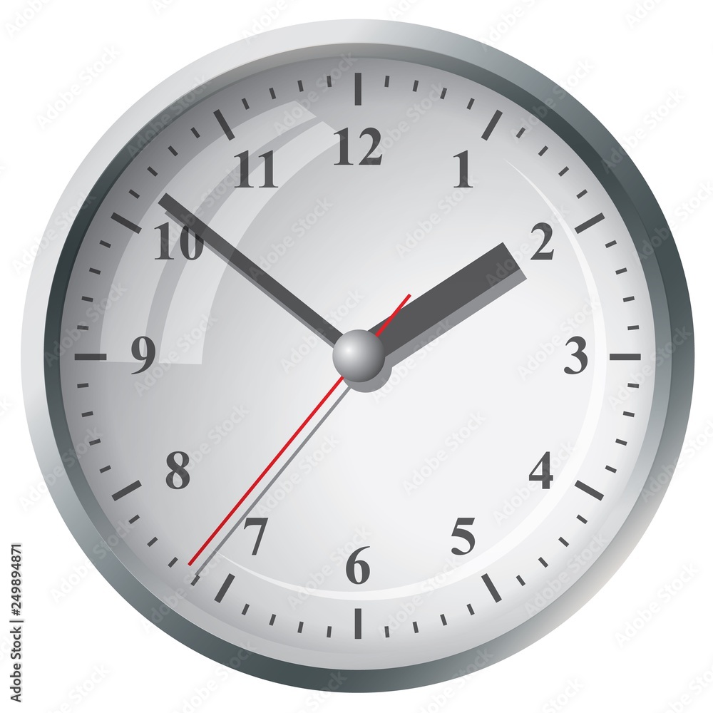 Clock icon. World time concept. Vector illustration. Clock icon. World time concept. Vector illustration.