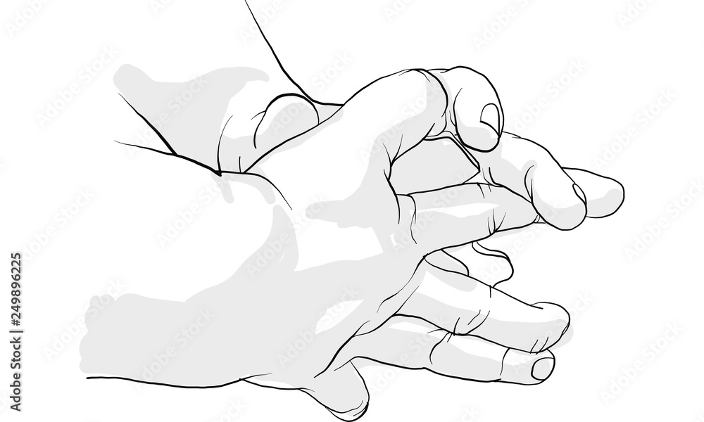 Obraz premium kid hand holding jigsaw vector